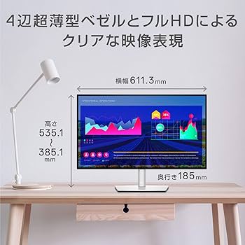 Dell 27インチ 2Kモニター U2722D Amazon.com: Dell UltraSharp 27 Monitor (U2722D) 27-inch QHD
